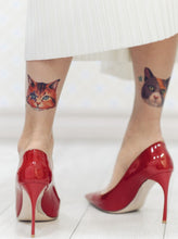 Učitajte sliku u preglednik galerije, Akvarel privremene tetovaže CATS