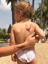 Učitajte sliku u preglednik galerije, Akvarel privremene tetovaže WHALES