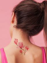 Učitajte sliku u preglednik galerije, Akvarel privremene tetovaže MAGNOLIA