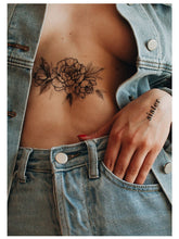 Učitajte sliku u preglednik galerije, Privremene tetovaže DARK PEONY