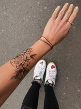 Učitajte sliku u preglednik galerije, Privremene tetovaže DARK PEONY