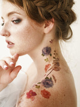 Učitajte sliku u preglednik galerije, Akvarel privremene tetovaže BLOSSOM